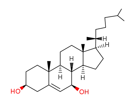 Molecular Structure of 566-27-8 (7BETA-HYDROXYCHOLESTEROL)
