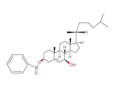 Molecular Structure of 17974-80-0 (3β-(Benzoyloxy)cholest-5-en-7β-ol)