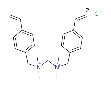 N,N'-(methylene)bis(N,N-dimethyl-1-(4-vinylphenyl)methanaminium) chloride