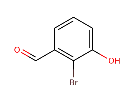 Molecular Structure of 196081-71-7 (2-Bromo-3-hydroxybenzaldehyde)