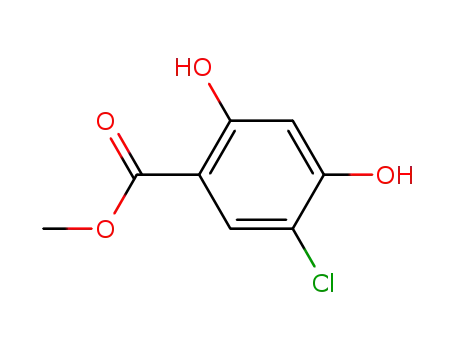 Molecular Structure of 67828-69-7 (methyl 5-chloro-4-hydroxysalicylate)