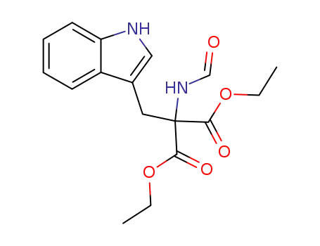 ethyl 2-formamido-3-(3-indolyl)-2-carbethoxypropionate