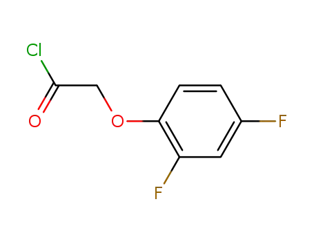 Molecular Structure of 399-42-8 ((2,4-DIFLUORO-PHENOXY)-ACETYL CHLORIDE)