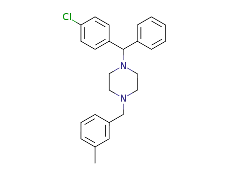 Molecular Structure of 569-65-3 (Meclozine)