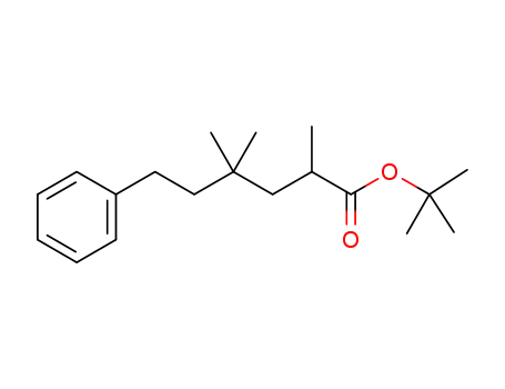 tert-butyl 2,4,4-trimethyl-6-phenylhexanoate