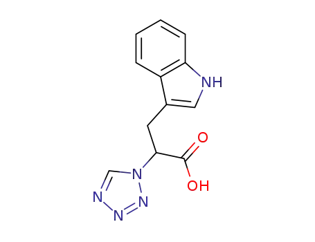3-(1H-indol-3-yl)-2-(1H-tetrazol-yl)propanoic acid