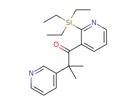 2-methyl-2-(pyridin-3-yl)-1-(2-(triethylsilyl)pyridin-3-yl)propan-1-one