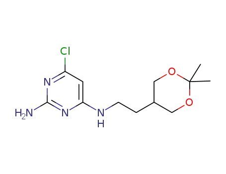 6-chloro-N4-(2-(2,2-dimethyl-1,3-dioxan-5-yl)ethyl)pyrimidine-2,4-diamine