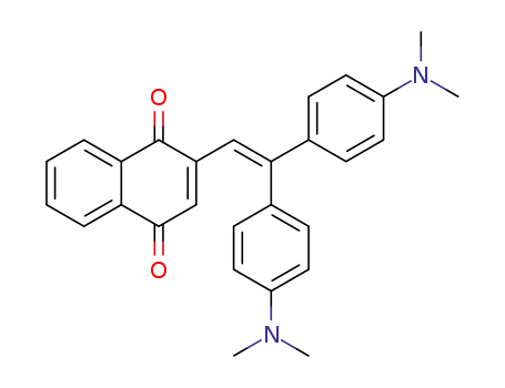 2-[2,2-bis-(4-dimethylamino-phenyl)-vinyl]-[1,4]naphthoquinone
