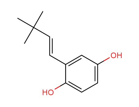 (E)-2-(3,3-dimethylbut-1-en-1-yl)benzene-1,4-diol