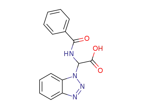 2-(1H-benzotriazol-1-yl)-2-(benzoylamino)acetic acid