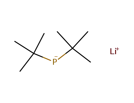 Molecular Structure of 19966-86-0 (Phosphine, bis(1,1-dimethylethyl)-, lithium salt)