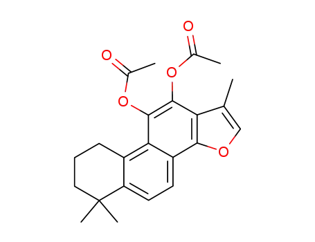 10,11-Diacetoxy-1,6,6-trimethyl-6,7,8,9-tetrahydro-phenanthro[1,2-b]furan