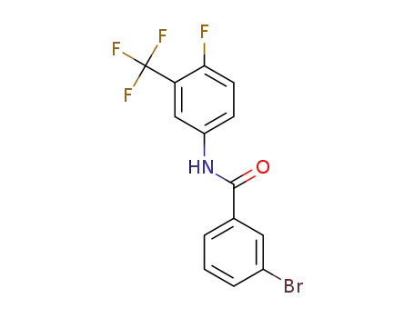 3-bromo-N-(4-fluoro-3-(trifluoromethyl)phenyl)benzamide
