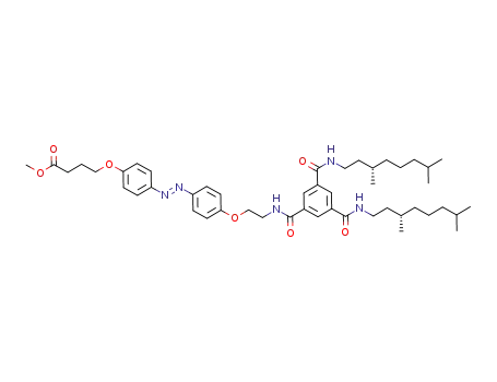 methyl 4-(4-((E)-(4-(2-(3,5-bis(((S)-3,7-dimethyloctyl)carbamoyl)benzamido)ethoxy)phenyl)diazenyl)phenoxy)butanoate