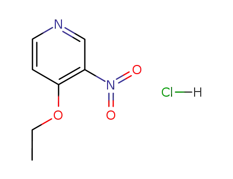 Molecular Structure of 94602-04-7 (4-Ethoxy-3-nitropyridine hydrochloride)