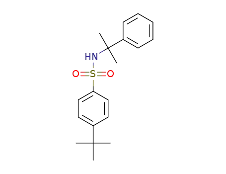 4-(tert-butyl)-N-(2-phenylpropan-2-yl)benzenesulfonamide