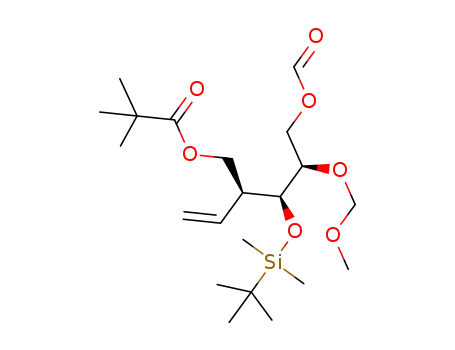 (2S,3S,4R)-(+)-3-(tert-butyldimethylsilyl)oxy-5-formyloxy-4-(methoxymethyl)oxy-2-vinylpentyl pivaloate