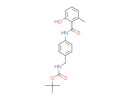 tert-butyl (4-(6-methyl-2-hydroxybenzoyl))aminobenzylcarbamate