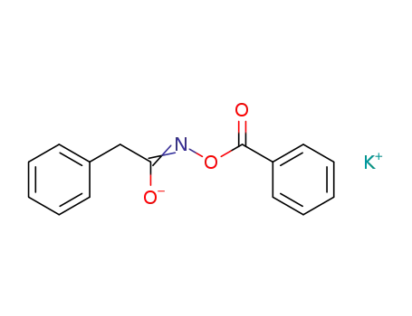 O-benzoyl-N-phenylacetyl-hydroxylamine; potassium-compound