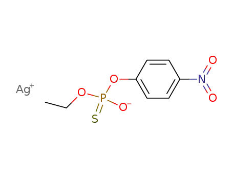 thiophosphoric acid O-ethyl ester-O'-(4-nitro-phenyl ester); silver-salt