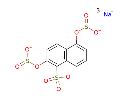 2,5-bis-sulfinooxy-naphthalene-1-sulfonic acid ; trisodium salt