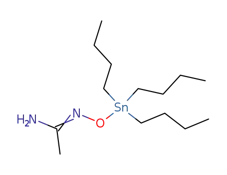 Molecular Structure of 64307-51-3 (Ethanimidamide, N'-[(tributylstannyl)oxy]-)