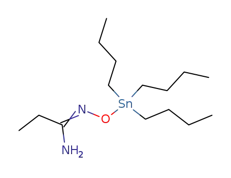 Molecular Structure of 64307-52-4 (Propanimidamide, N'-[(tributylstannyl)oxy]-)