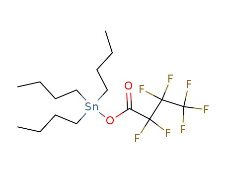 Molecular Structure of 23716-72-5 (Stannane, tributyl(2,2,3,3,4,4,4-heptafluoro-1-oxobutoxy)-)