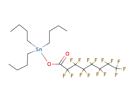 Molecular Structure of 23716-75-8 (Stannane,
tributyl[(2,2,3,3,4,4,5,5,6,6,7,7,8,8,8-pentadecafluoro-1-oxooctyl)oxy]-)