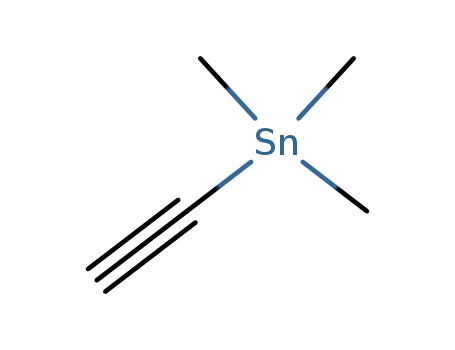 Molecular Structure of 1112-00-1 (ethynyl(trimethyl)stannane)