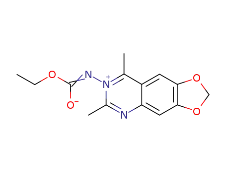 N-(2,4-dimethyl-6,7-methylenedioxy-3-quinazolinio)-ethoxyformamidate