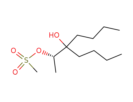 (S)-3-butyl-2-methanesulfonyloxy-3-heptanol