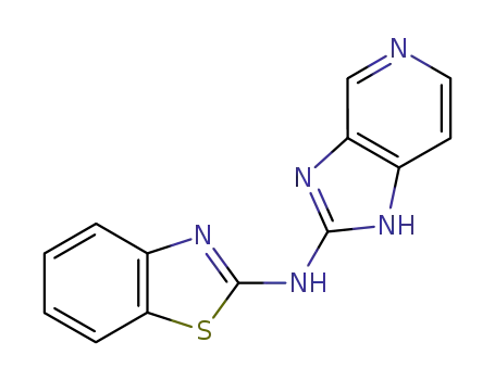 2-(2-benzothiazolylamino)-imidazo<4,5-c>pyridine