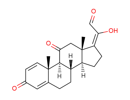 20-hydroxy-3,11-dioxo-1,4,trans-17(20)-pregnatrien-21-al