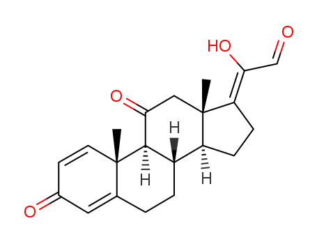 20-hydroxy-3,11-dioxo-1,4,cis-17(20)-pregnatrien-21-al