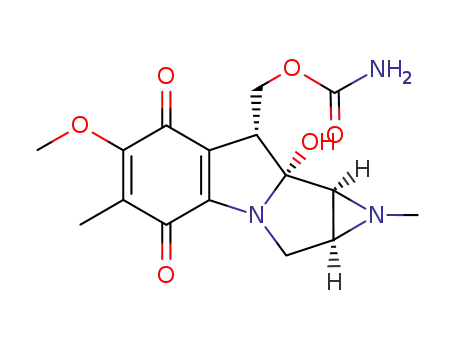 Molecular Structure of 4055-40-7 (Mitomycin B.)