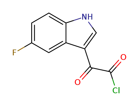 2-(5-fluoro-1H-indol-3-yl)-2-oxoacetyl chloride