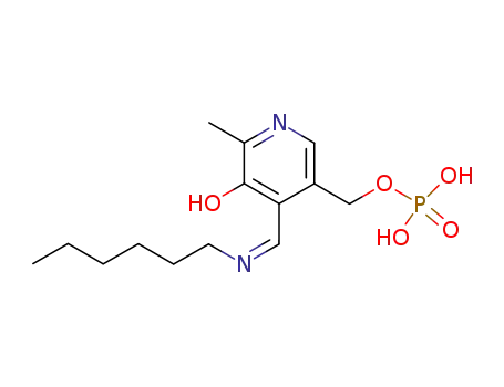 Phosphoric acid mono-{4-[(Z)-hexyliminomethyl]-5-hydroxy-6-methyl-pyridin-3-ylmethyl} ester