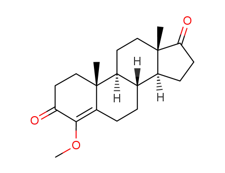 Molecular Structure of 20986-46-3 (4-ANDROSTEN-4-OL-3,17-DIONE 4-METHYLETHE R)