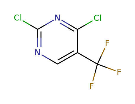 3932-97-6,2,4-Dichloro-5-trifluoromethylpyrimidine,2,6-Dichloro-5-trifluoromethylpyrimidine;5-Trifluoromethyl-2,4-dichloropyrimidine;