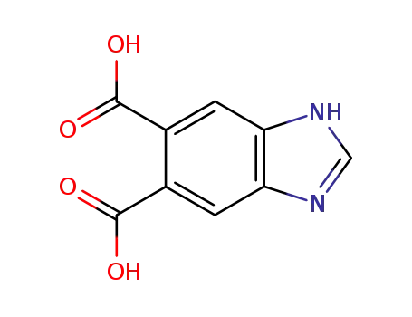 Molecular Structure of 10351-75-4 (Benzimidazole-5,6-dicarboxylic acid)