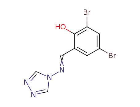 2-(((4H-1,2,4-triazol-4-yl)imino)methyl)-4,6-dibromophenol