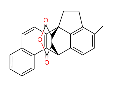 3-methyl-1,2-dihydro-6H-6,12b-ethano-benz[j]aceanthrylene-13r,14c-dicarboxylic acid-anhydride