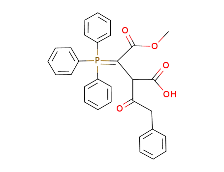 2-Phenylacetyl-3-(triphenyl-λ5-phosphanylidene)-succinic acid 4-methyl ester