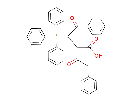 4-Oxo-4-phenyl-2-phenylacetyl-3-(triphenyl-λ5-phosphanylidene)-butyric acid