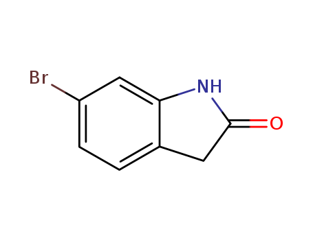 6-Bromo-1,3-dihydro-2H-indol-2-one                                                                                                                                                                      (99365-40-9)