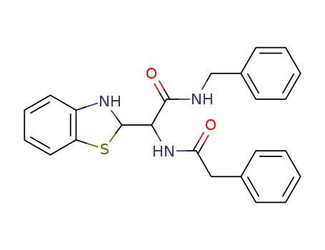 N-Benzyl-2-(2,3-dihydro-benzothiazol-2-yl)-2-phenylacetylamino-acetamide