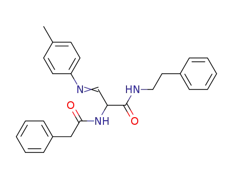 N-Phenethyl-2-phenylacetylamino-3-[(E)-p-tolylimino]-propionamide