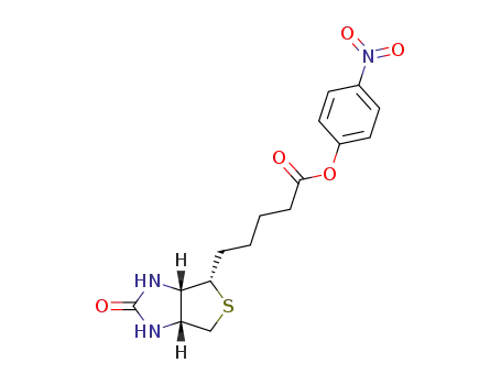 Molecular Structure of 33755-53-2 (D-BIOTIN P-NITROPHENYL ESTER)